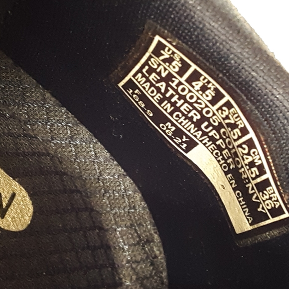 Skechers Womans SN 100205 Navy Blue Suede Shoes - Picture 11 of 11